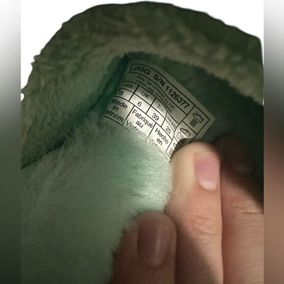 UGG Maxi Slide in Pale Emerald Womens Size 8 - Picture 10 of 11